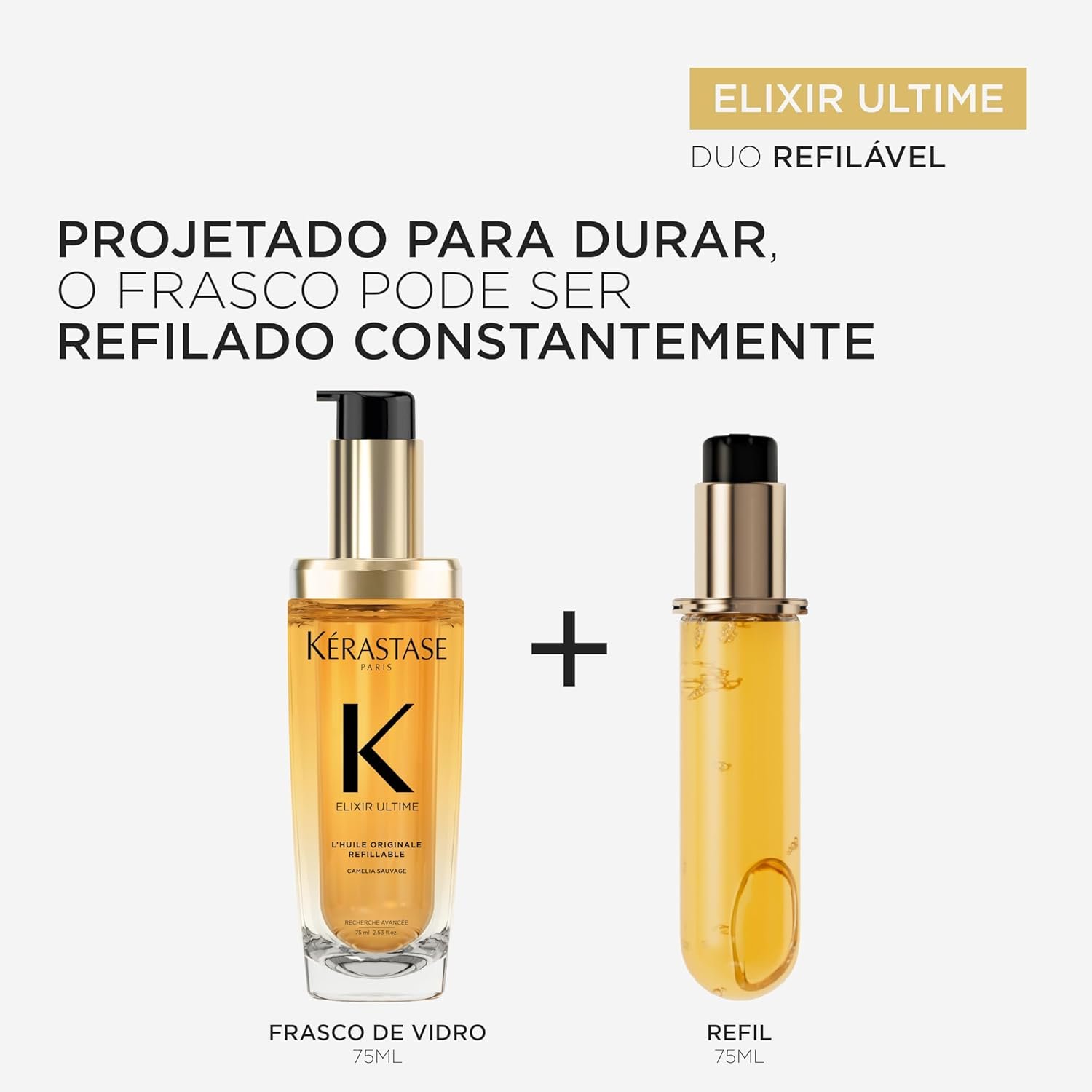 Kérastase Óleo Elixir Ultime L'Huile Originale |Todos os tipos de cabelos |Nutrição | brilho | antifrizz - Image 20