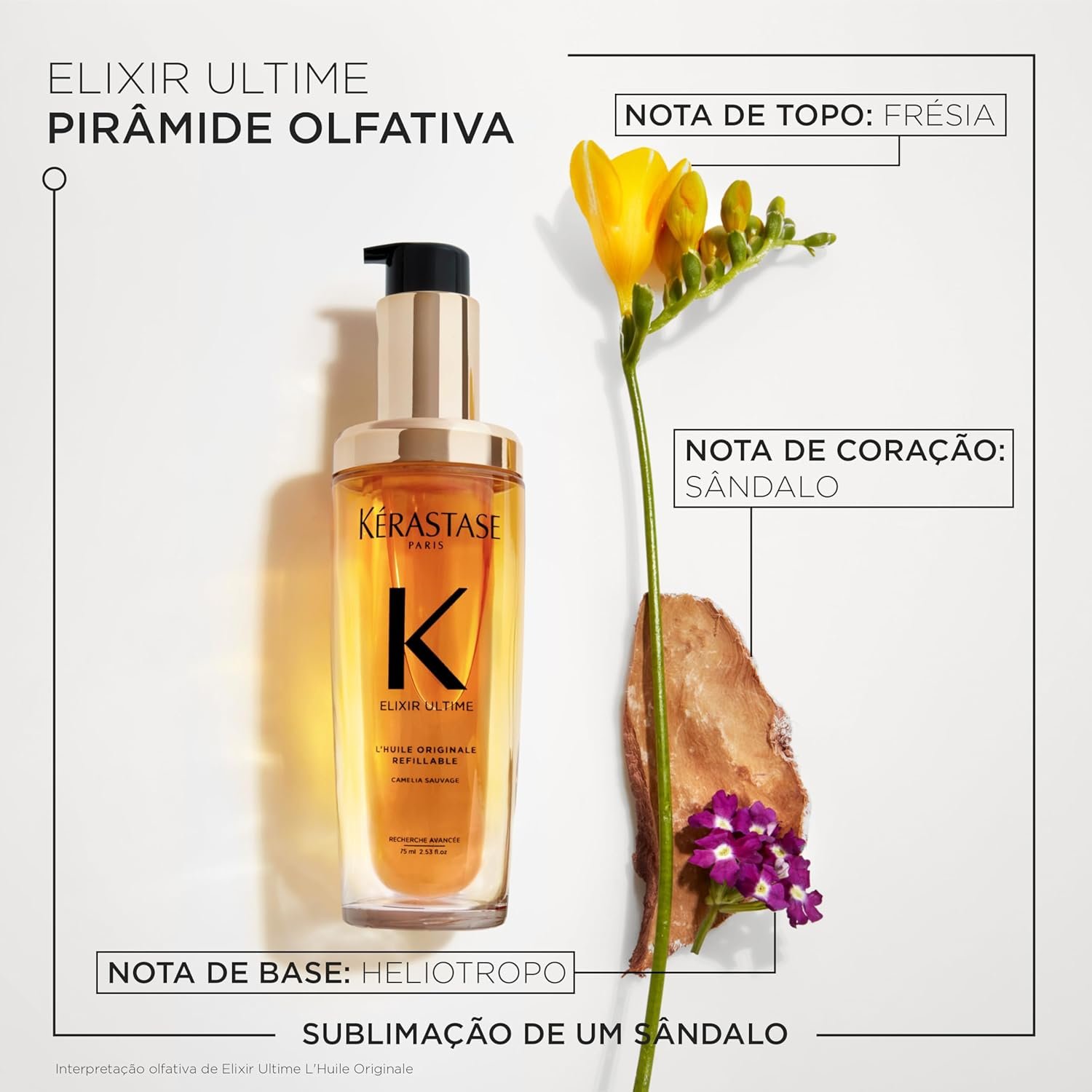 Kérastase Elixir Ultime L'Huile Originale, Óleo Capilar Nutrição Profunda, 75ml - Image 7